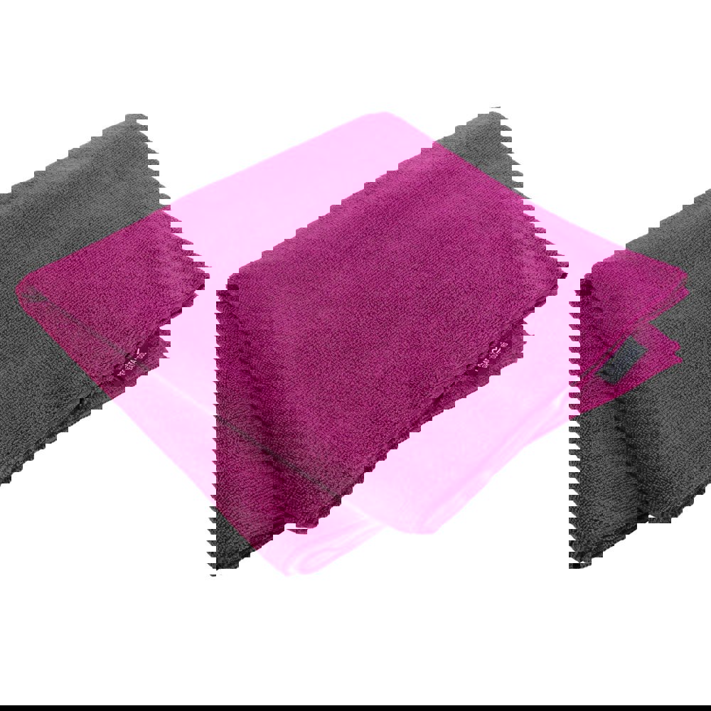 Regatta Great Outdoors Lightweight Large Compact Travel Towel - Dark Cerise