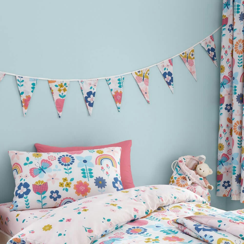 Flower Garden Bunting - Happy Linen Company