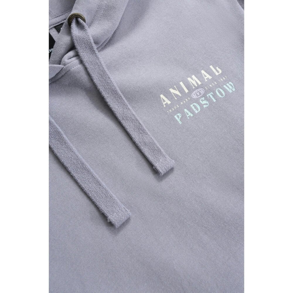 Animal Womens Maya Cotton Lightweight Relaxed Fit Long-Sleeved Hoodie - Blue