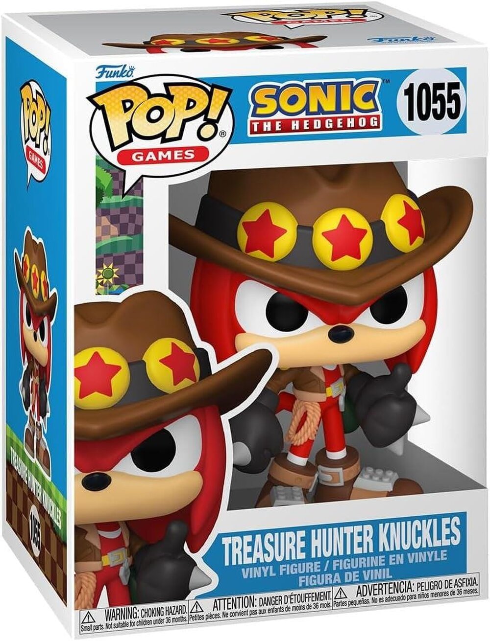 Funko Sonic the Hedgehog - Treasure Hunter Knuckles POP! Vinyl Figure (1055)