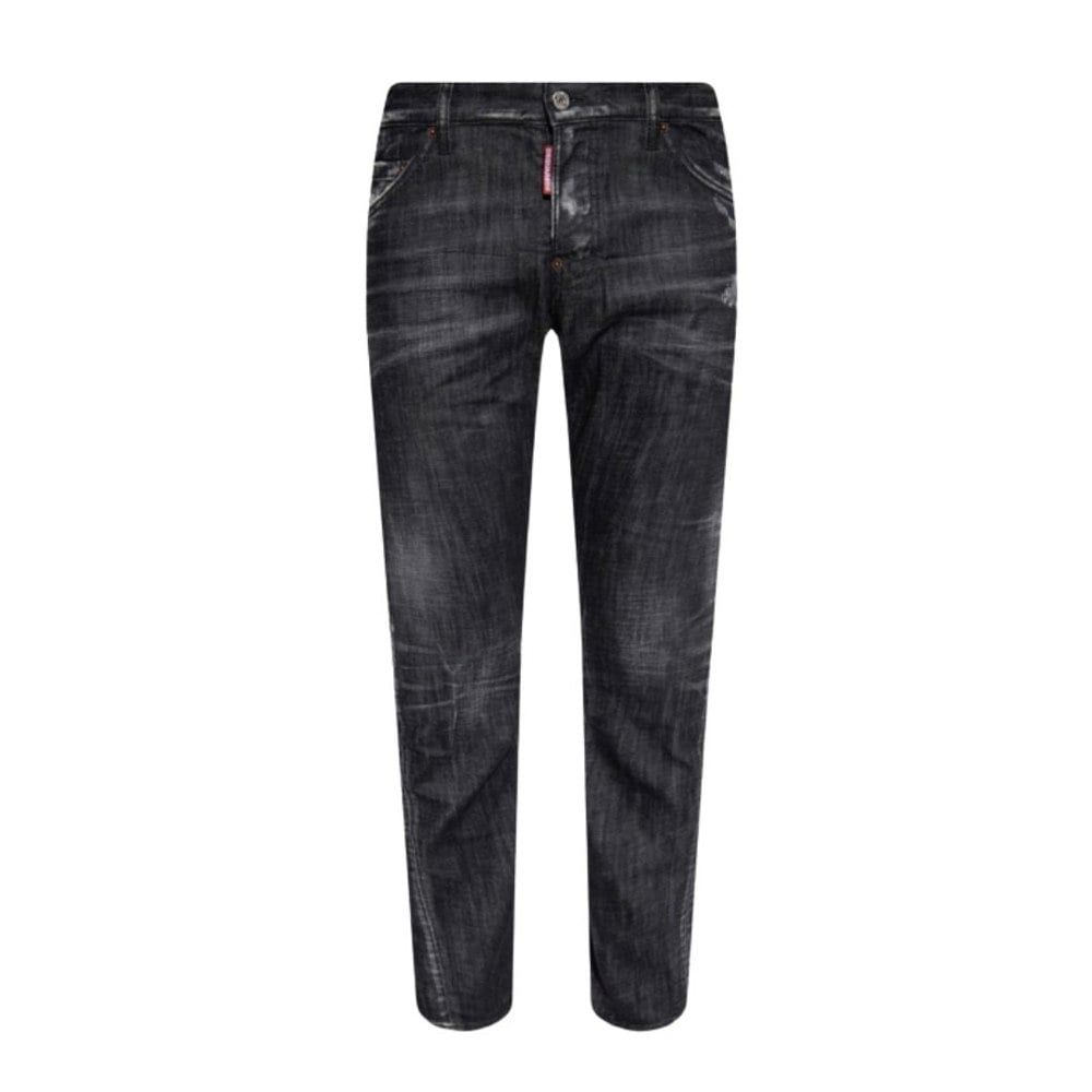 DSQUARED2 S71LB1047 S30357 SEXY TWIST JEAN 900 BLACK JEANS Mens 46