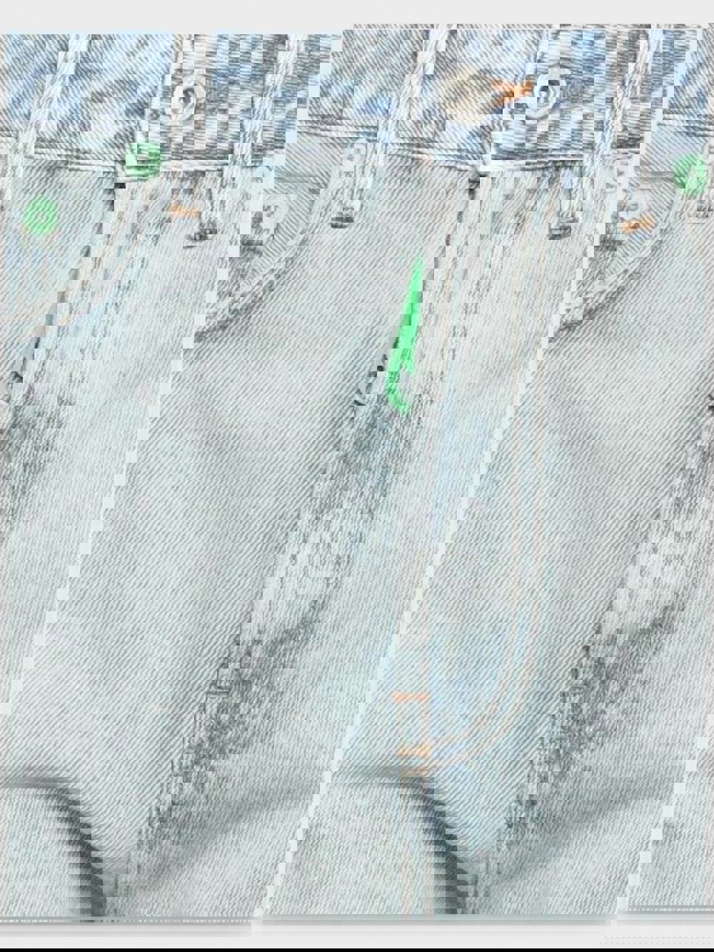 Off - White Marbled Denim Shorts - Supplied FashionOff - White