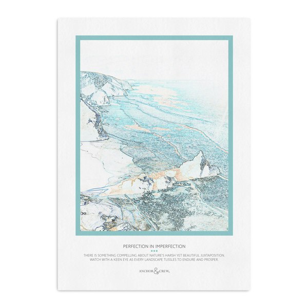 Anchor & Crew Perfection In Imperfection Archival Giclée Paper A3 Wall Print