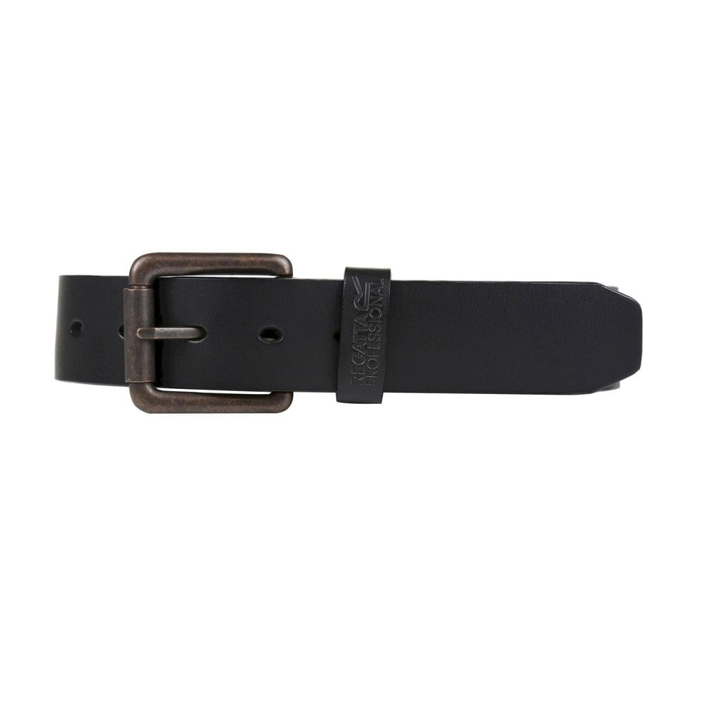 Regatta Professional Mens Leather Waist Belt - Black