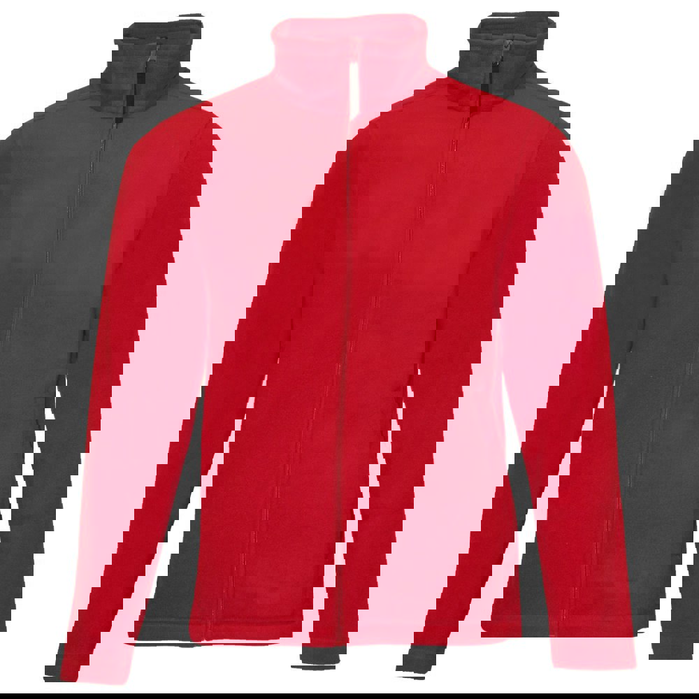 Regatta Mens Plain Micro Fleece Full Zip Jacket (Layer Lite) - Classic Red