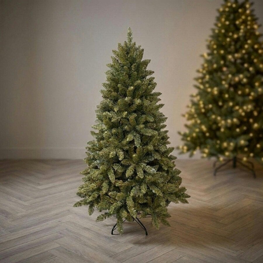 Garden Greatness 6ft Heritage Fir Pre-Lit Realistic Foliage Christmas Tree