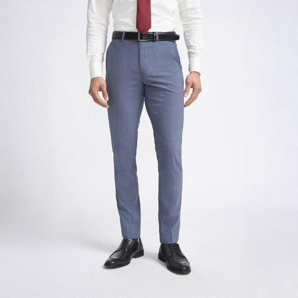 House of Cvani Victorious Dove Trouser - Light Blue Front