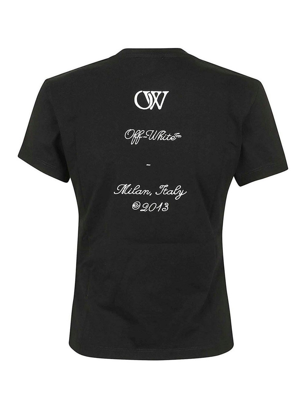 Off - White Ow 23 Embroidered Fitted Tee - Supplied FashionOff White