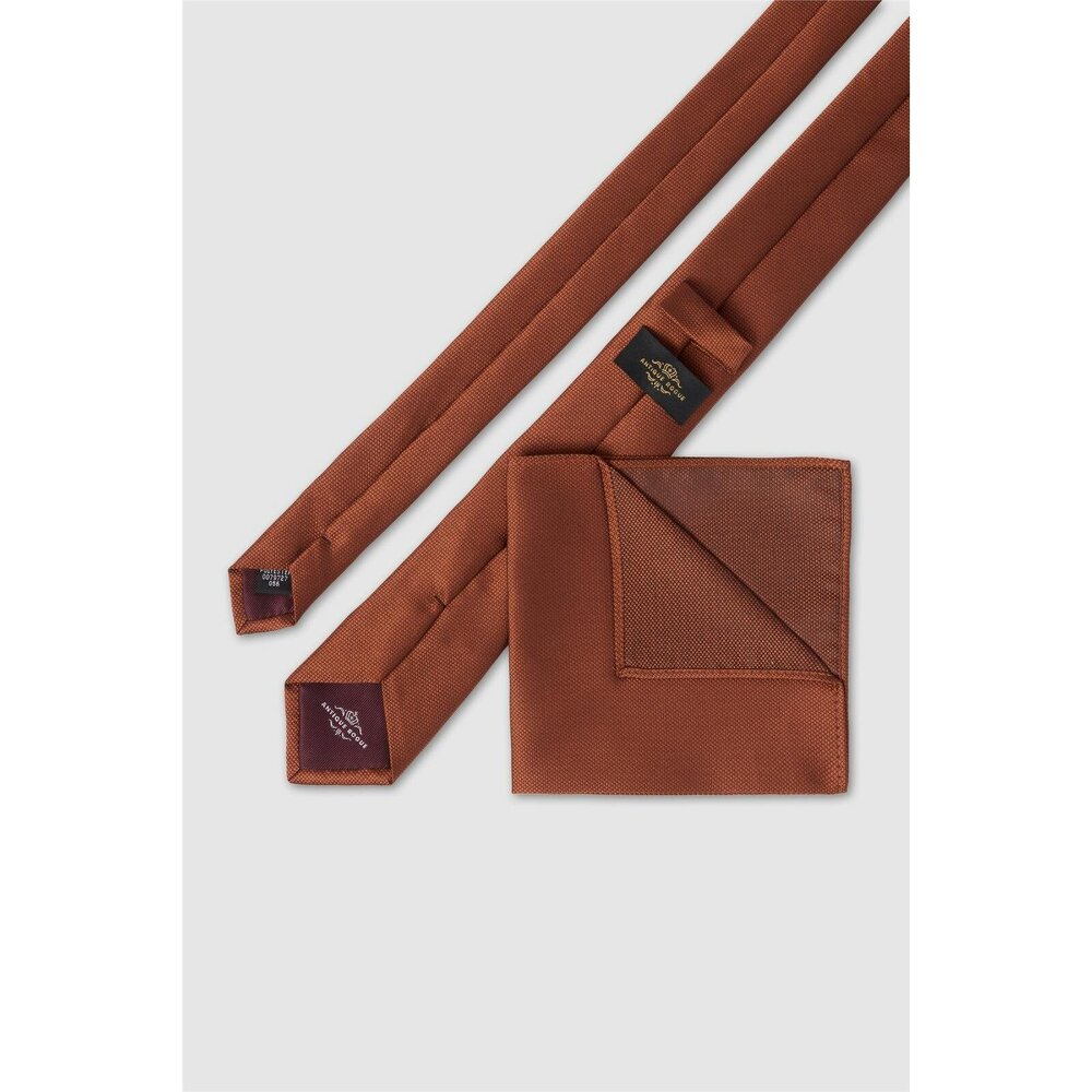 Antique Rogue Rust Textured Tie