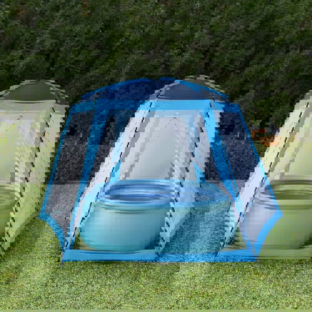 Berkfield Pool Tent Fabric 660x580x250 cm Blue
