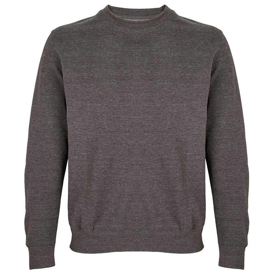 SOLS Unisex Adult Columbia Sweatshirt - Charcoal Marl - Charcoal Marl - 80% Cotton/20% Recycled Polyester
