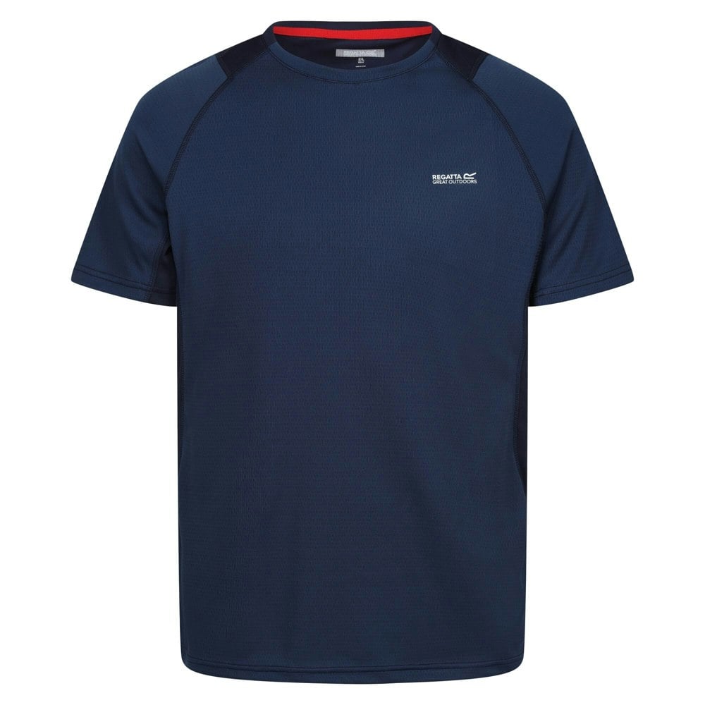 Regatta Mens Virda IV T-Shirt - Moonlight Denim/Navy