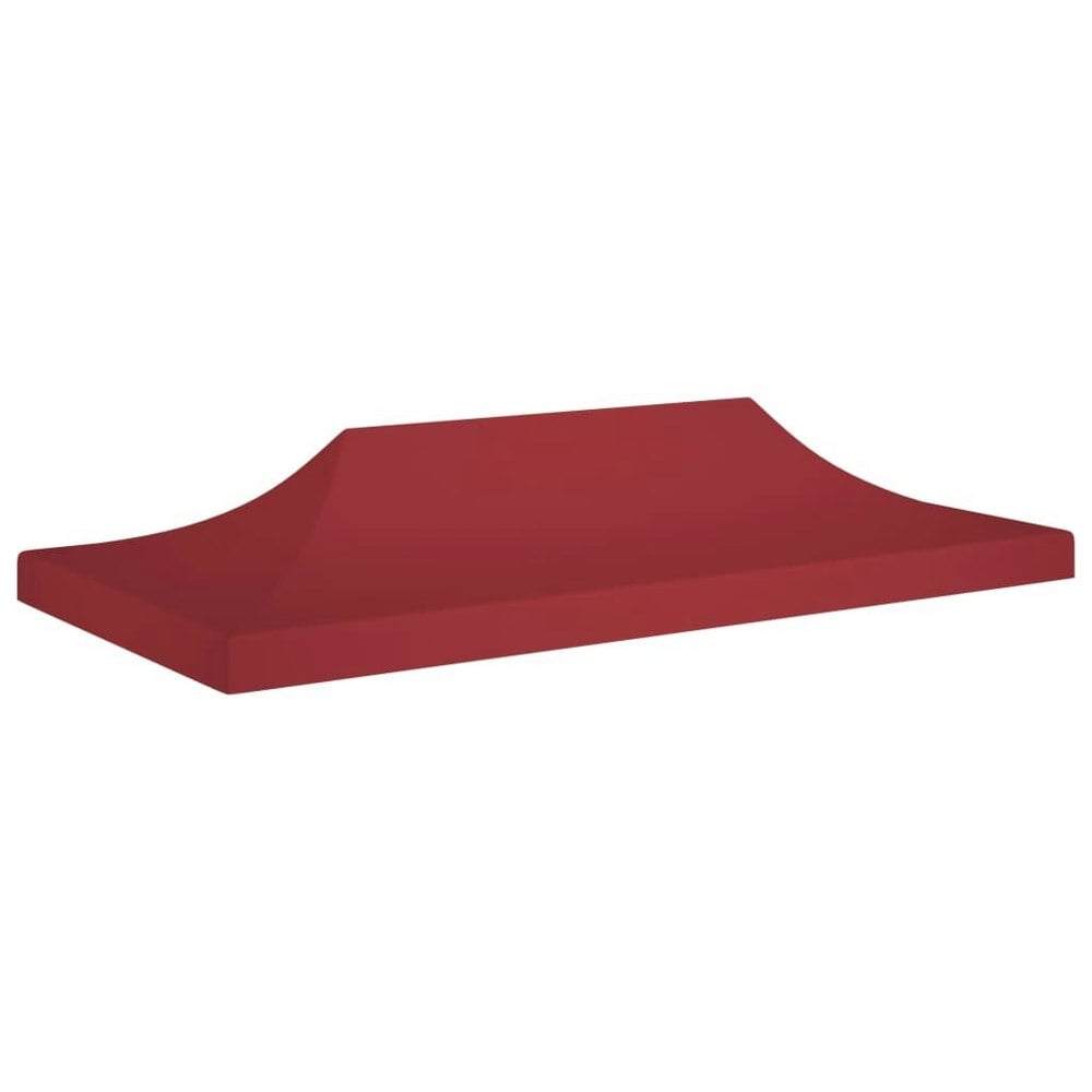 Berkfield Party Tent Roof 6x3 m Burgundy 270 g/m2