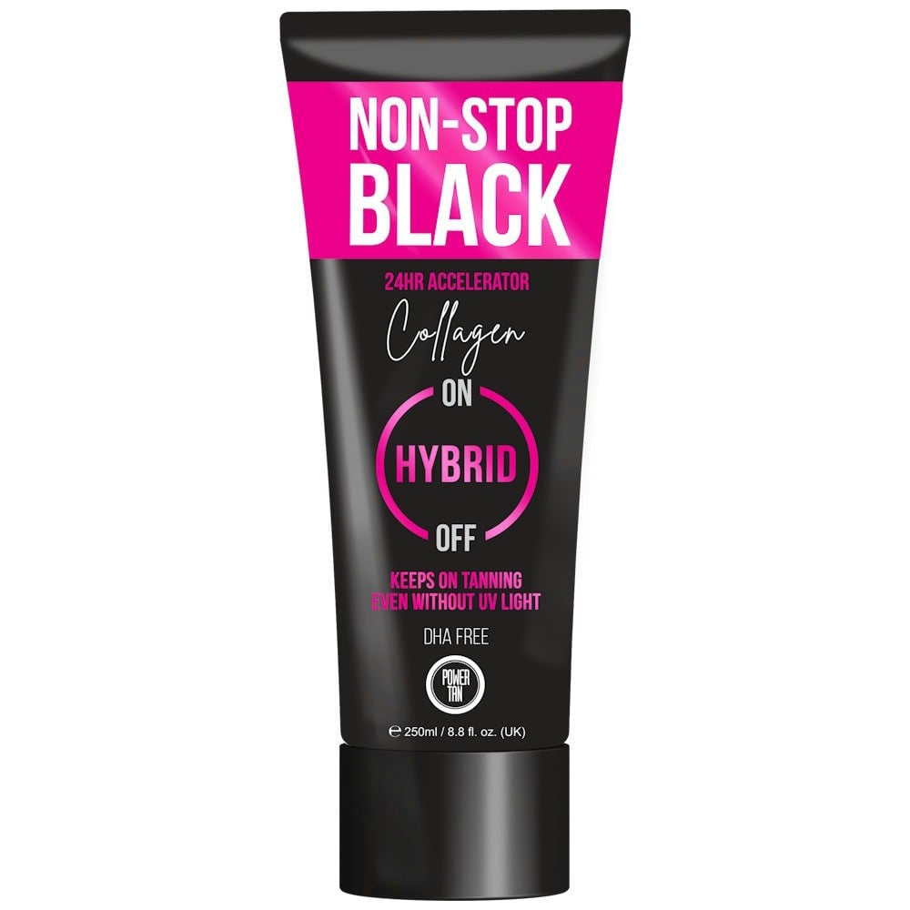 Power Tan Non-Stop Black Hybrid Collagen