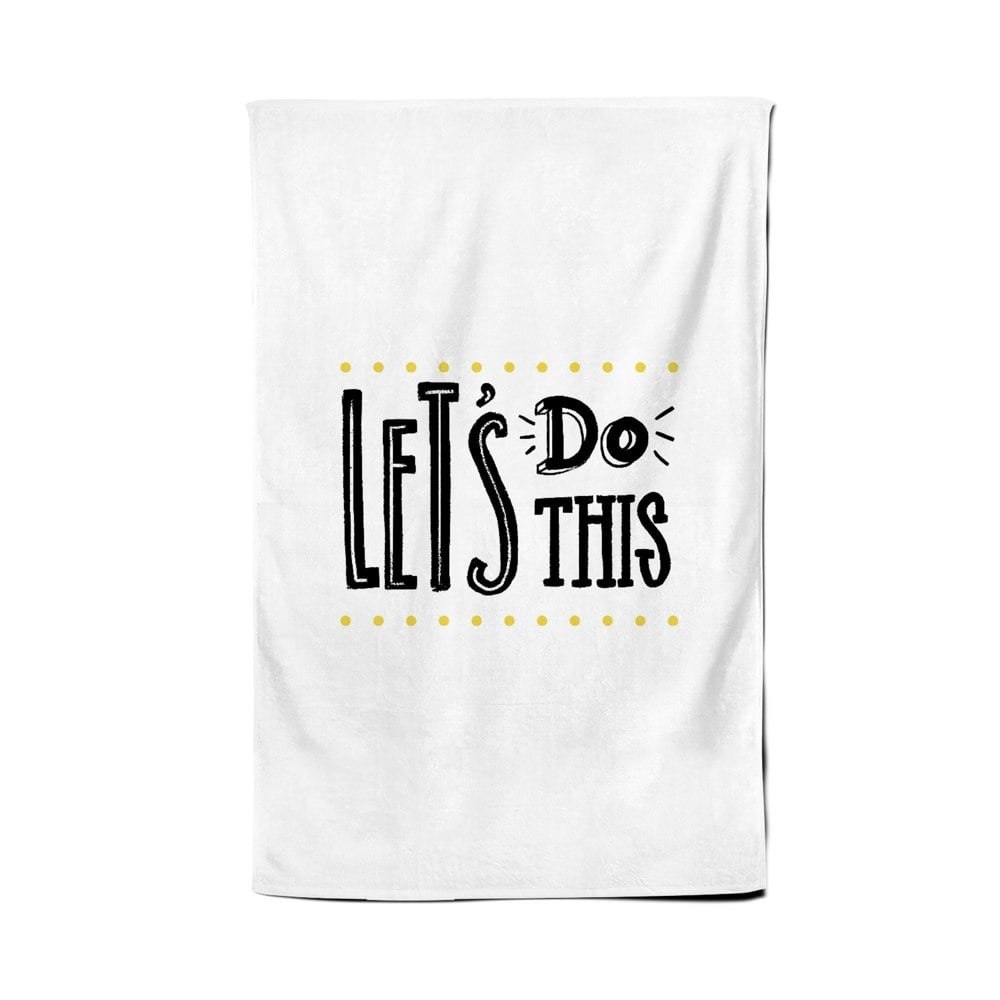 Warren Reed Let'S Do This Tea Towel