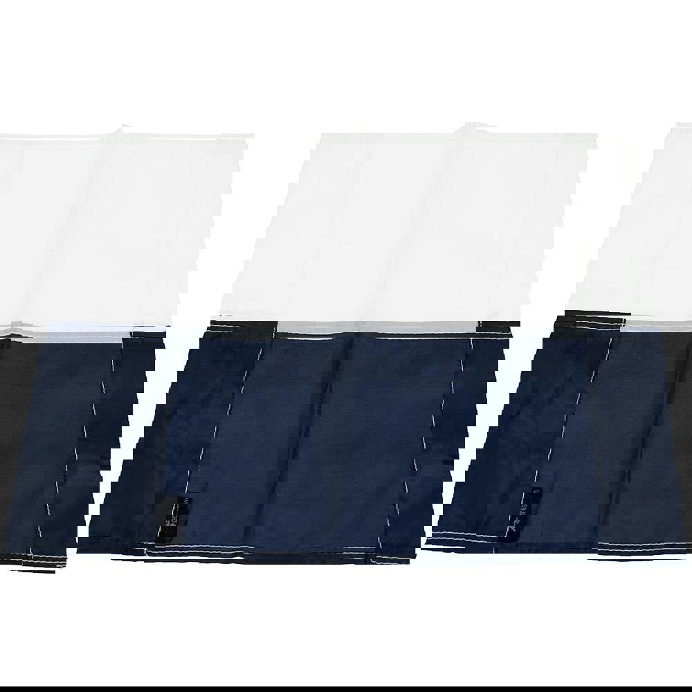 Single All Weather Football Corner Flag - NAVY & WHITE - Outdoor Polyester