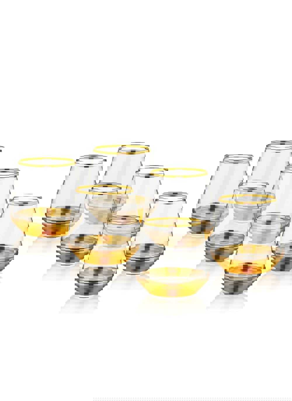 Rozi Glam Collection Gold Tumblers (Set of 6)