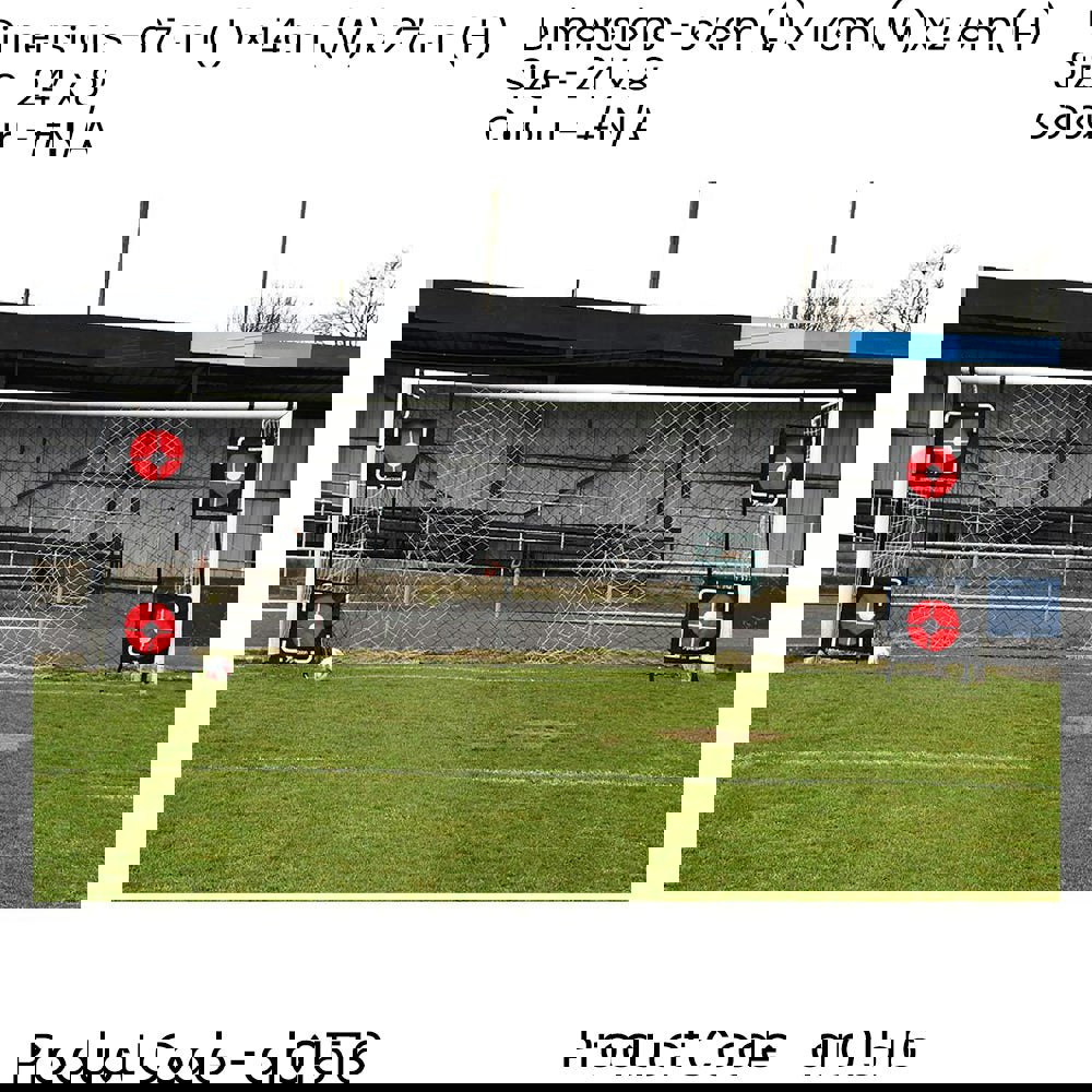 4x Full Size Football Net Top Bins Target Set Freekick Penalty Accuracy Training