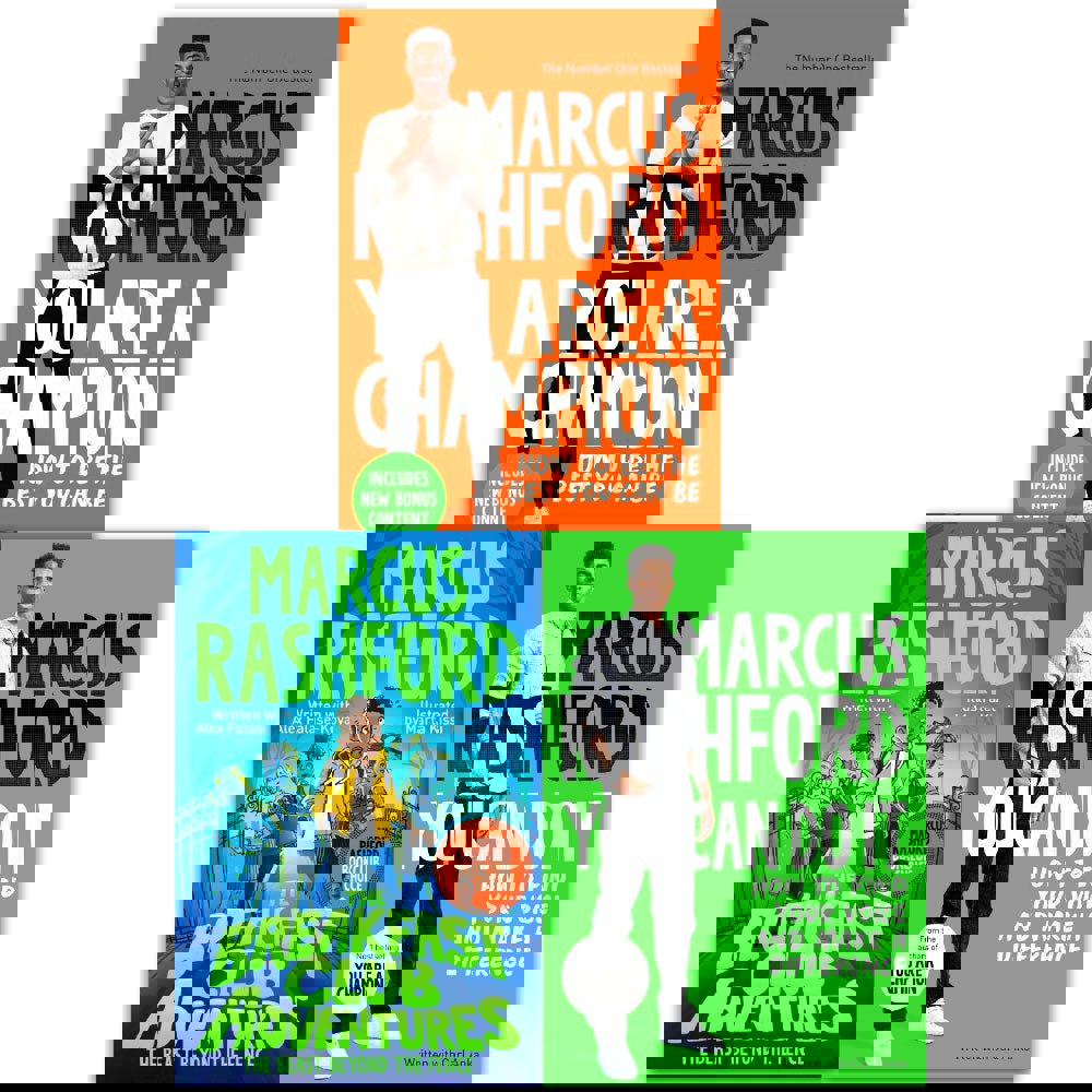 Marcus Rashford Collection 3 Books Set (The Breakfast Club Adventures, You Can Do It, You Are a Champion)