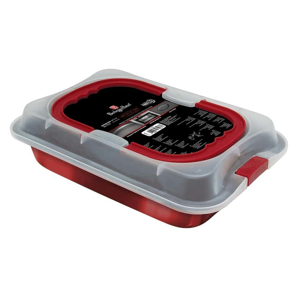 Berlinger Haus Oblong Roaster with Lid Berlinger Haus BH-1555 Burgundy