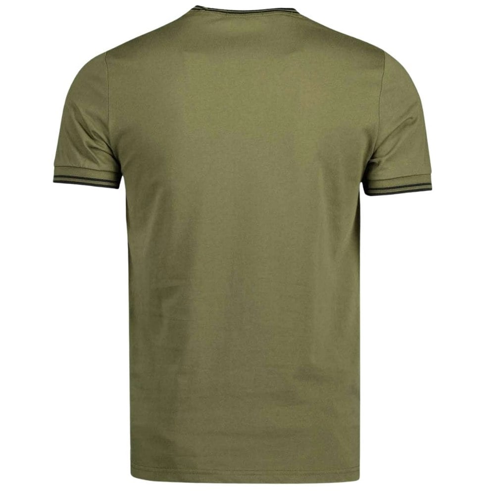 Fred Perry Twin Tipped Uniform Green T-Shirt XXXL