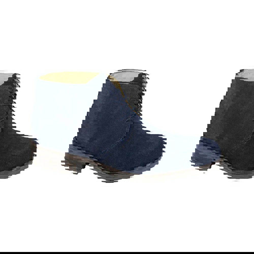 Roamers Men's Suede Chukka Boots - Navy