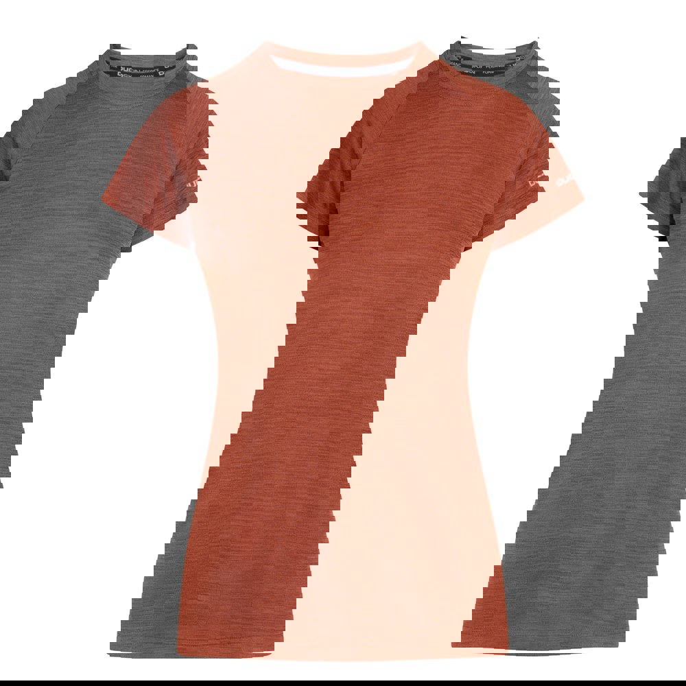 Trespass Womens/Ladies Vickland TP75 Active T-Shirt - Burnt Sienna Marl