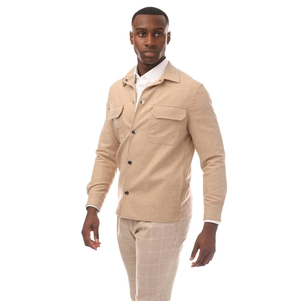 Boss Mens P-Carper Overshirt - White