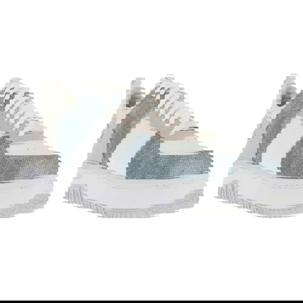 Hugo Womens Kilian Leather Tennis Trainers - Multicoloured
