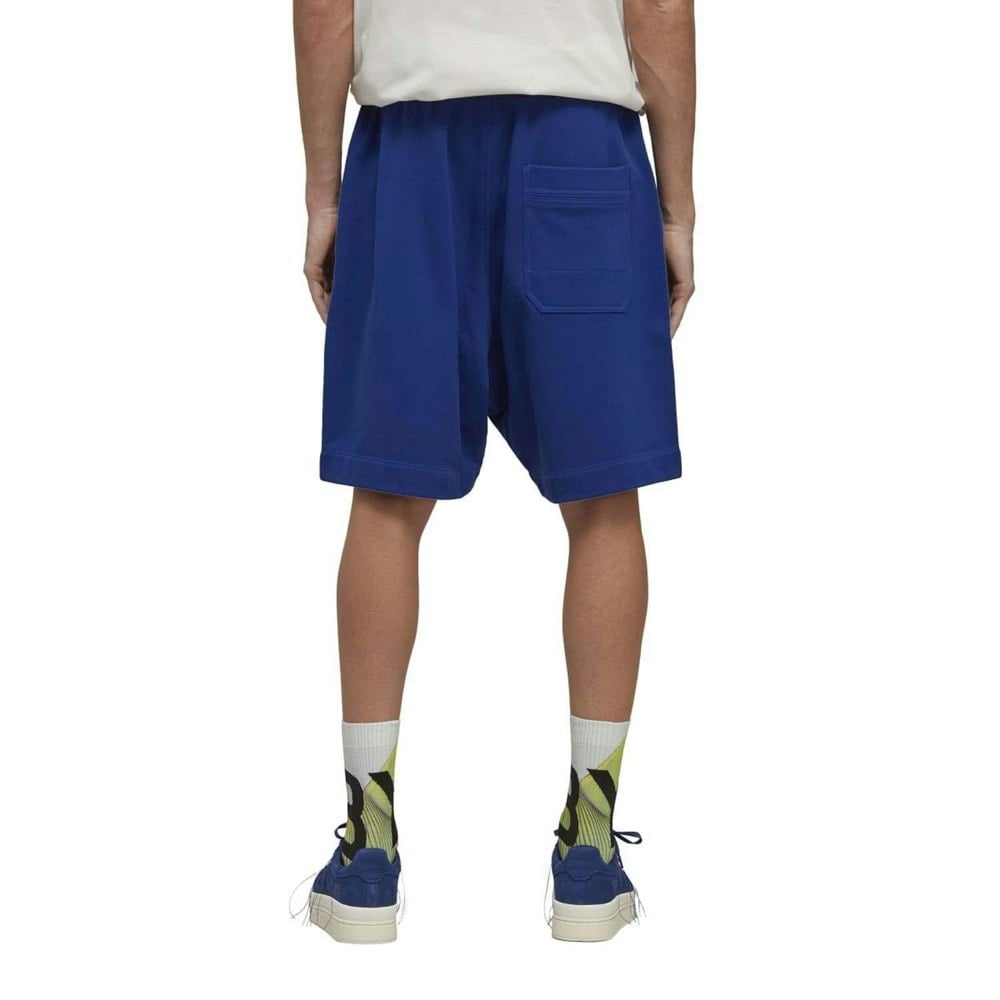 Y-3 Mens Organic Cotton Shorts - Blue