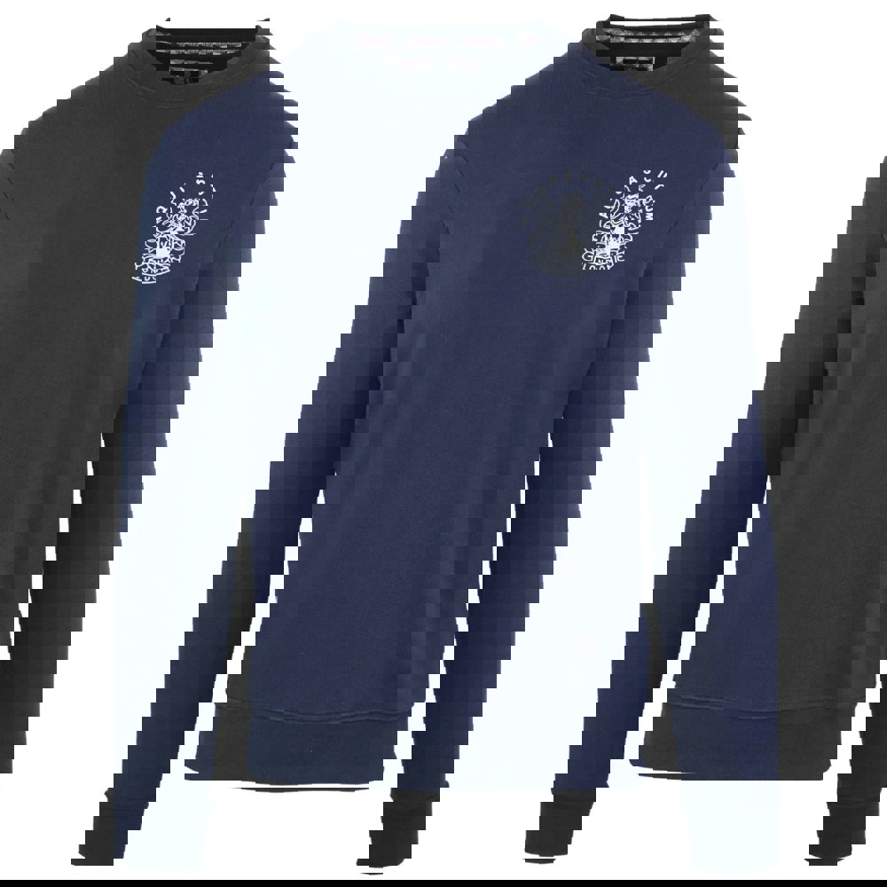 Aquascutum Aldis Chest Logo Sweatshirt - Navy