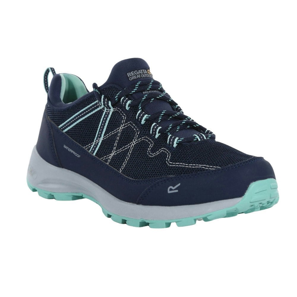 Regatta Women's Samaris Lite Walking Shoes - Navy/Ocean Wave