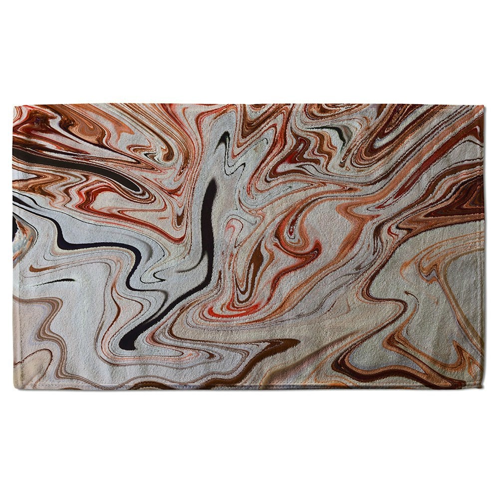 Benjamin Tate Design Pink Rippled Marble (Bath Towel)
