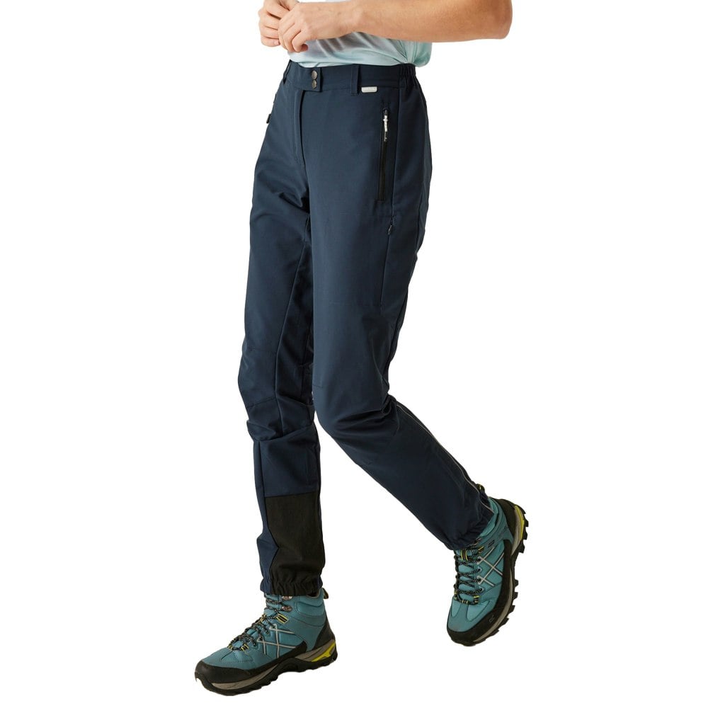 Regatta Womens/Ladies Mountain Hiking Trousers - Navy/Navy