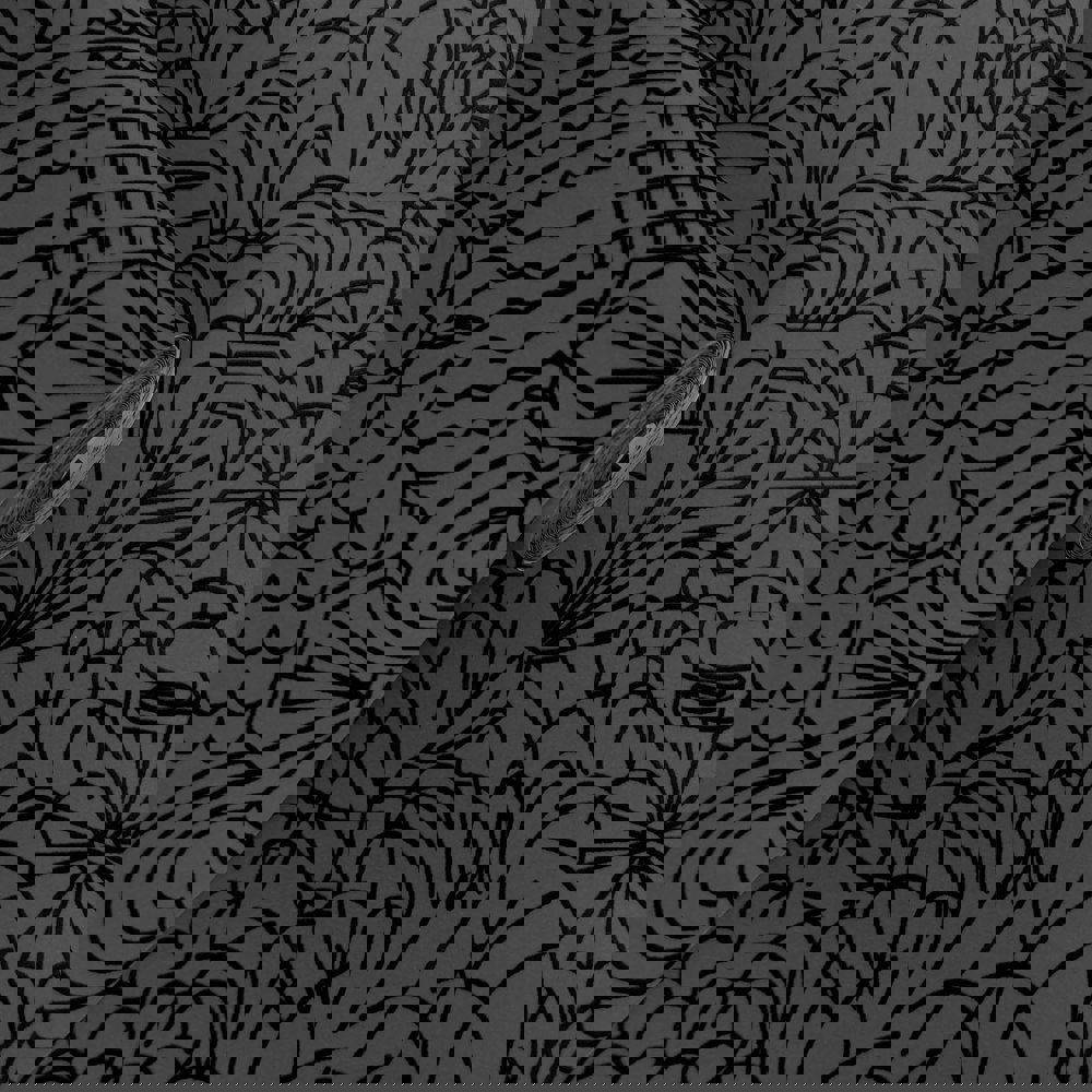 Pop black flock wallpaper 