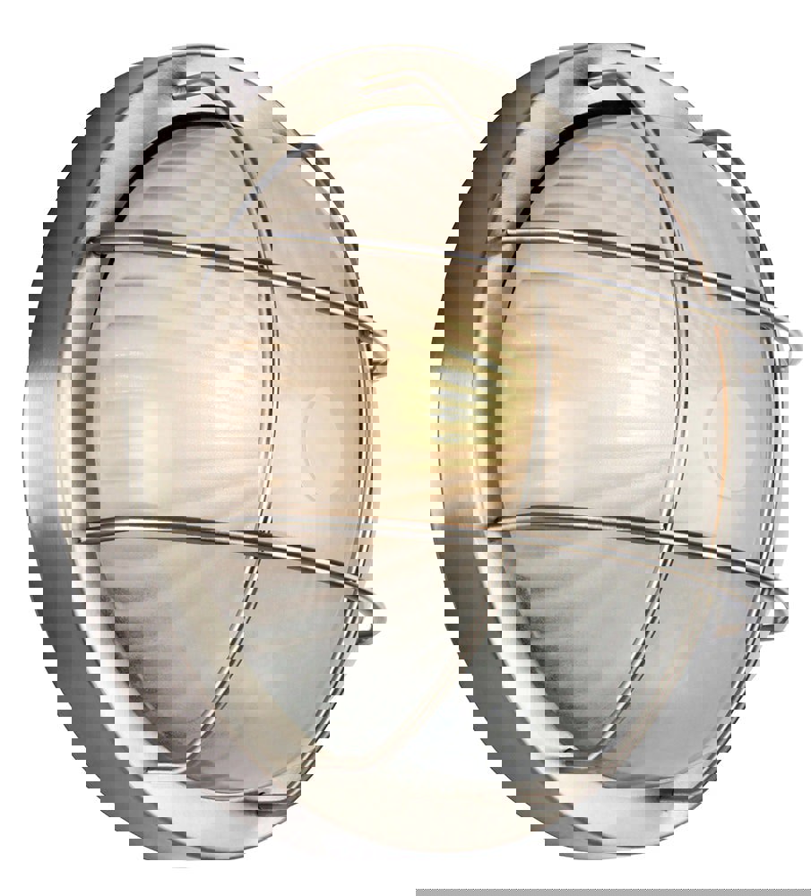 Stainless Steel Aluminium Outdoor Bulkhead Wall/Ceiling Light Image 1