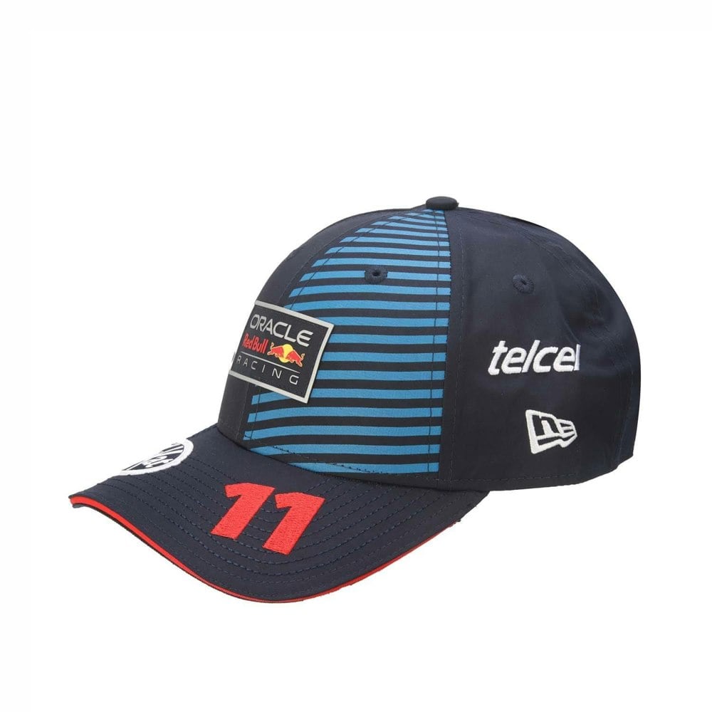 New Era Mens Serigo Perez Oracle Red Bull Racing Baseball Cap - Blue