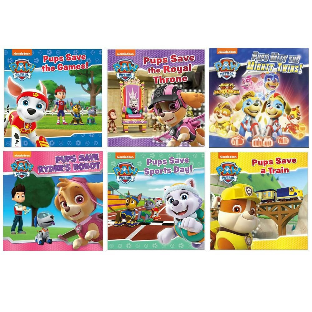 Nickelodeon PAW Patrol Pups Collection 5 Books Set