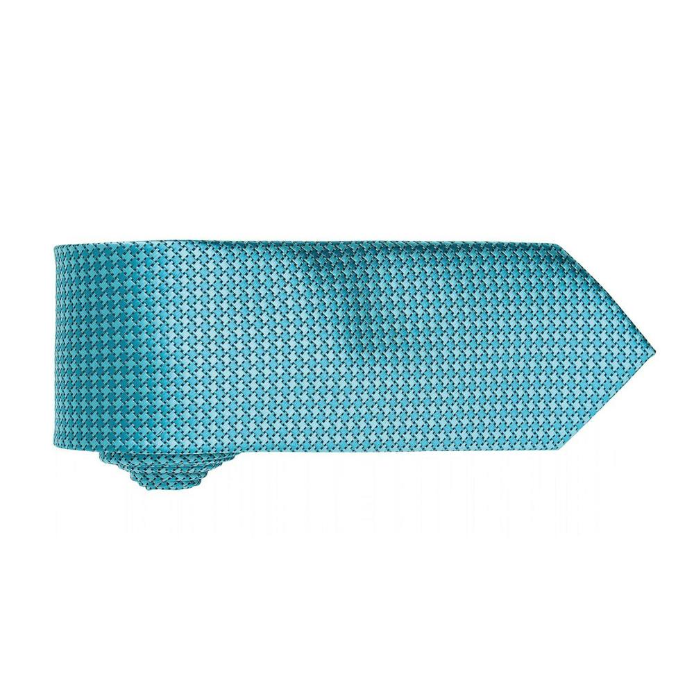 Premier Mens Puppy Tooth Formal Work Tie (Pack of 2) - Turquoise