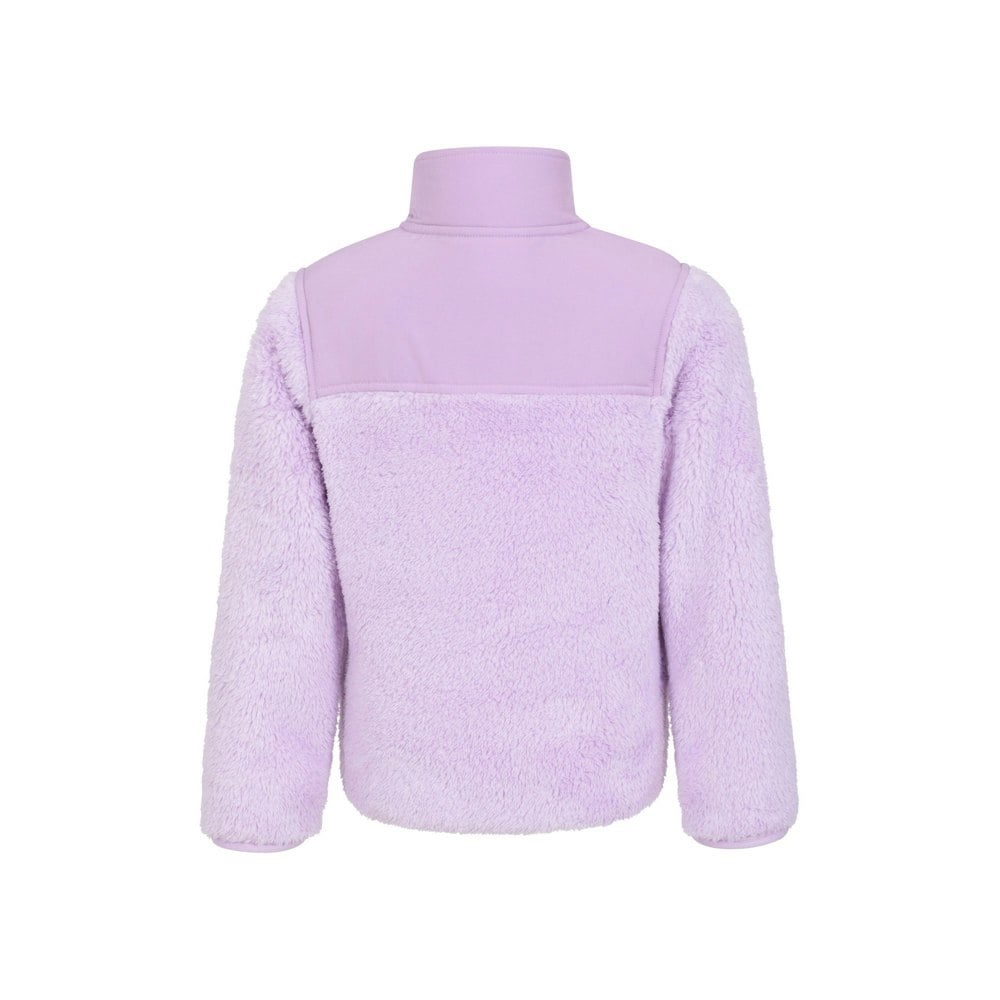 Mountain Warehouse Childrens Cosy Recycled Sherpa Fleece Jacket - Purple