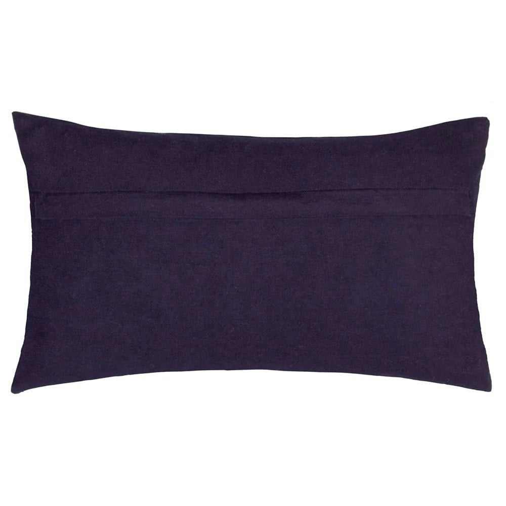 Furn Embroidered Snake Cushion Cover - Lime