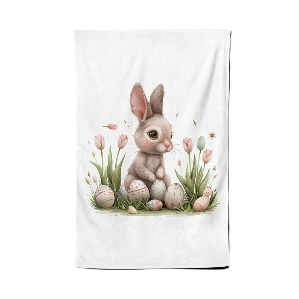 Warren Reed Sweet Easter Bunny Tea Towel