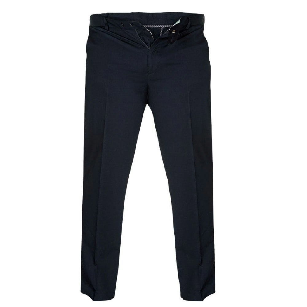 Duke Mens D555 Bruno Stretch Chino Kingsize Trousers - Indigo