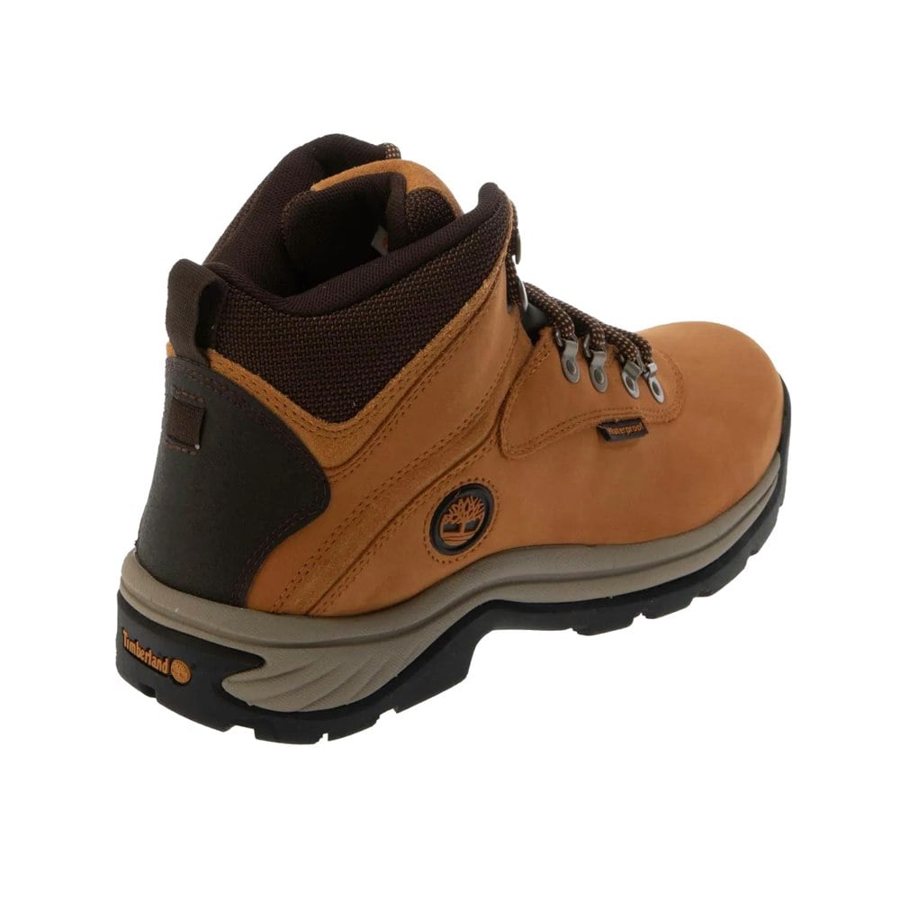 Timberland Mens Leather Mid Cut Waterproof Hiking Boots - Wheat