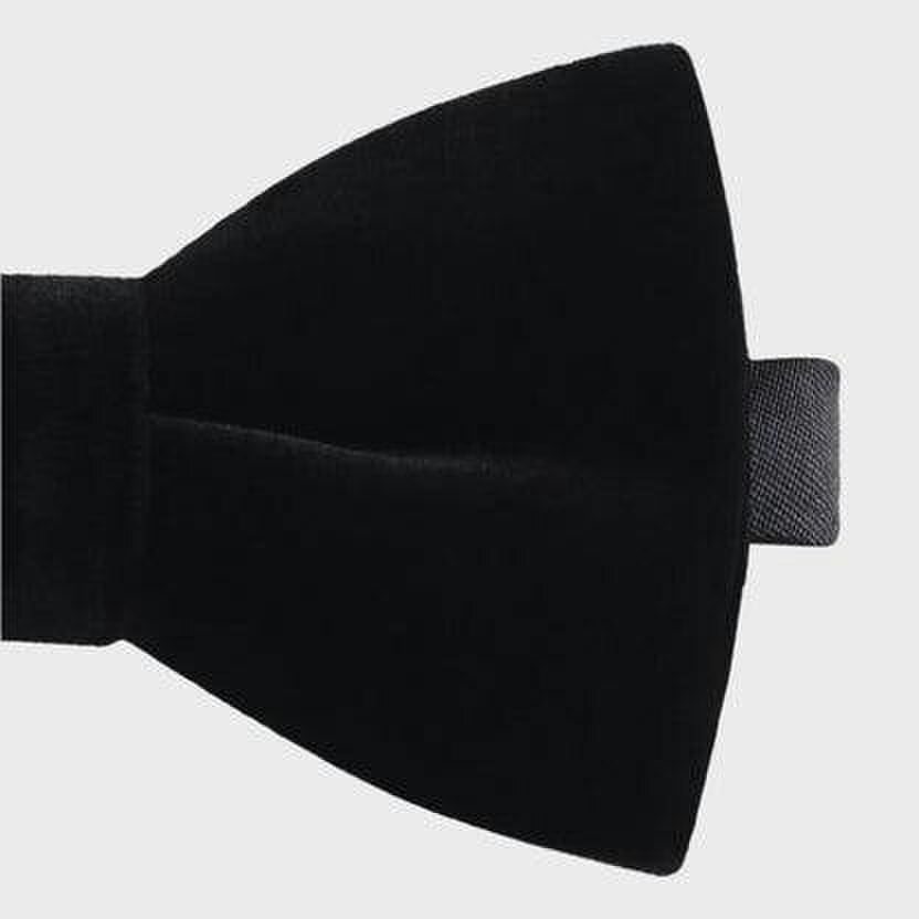 Sophos Dusk Velvet Bow Tie - Black