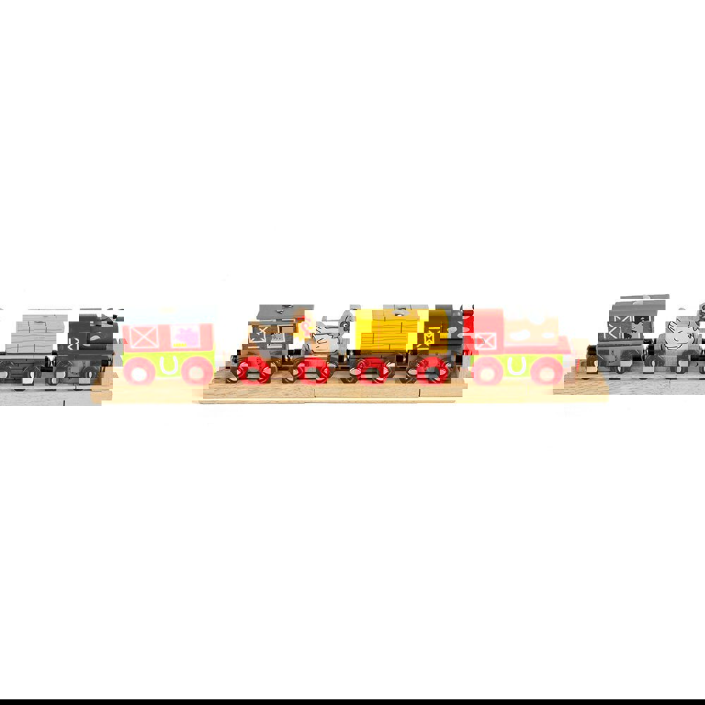 Bigjigs Rail Farmyard Train
