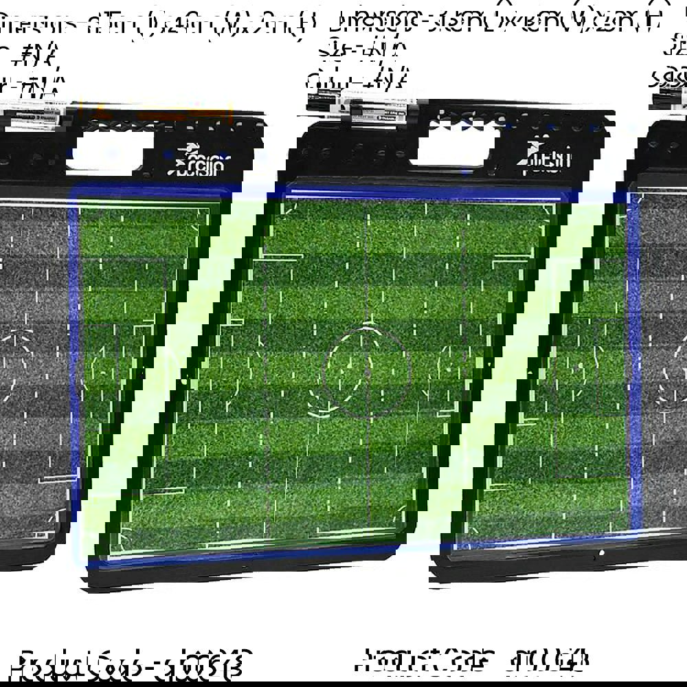 A4 Handheld Football Tactics Clipboard - Coaching Theory Planner Wipeable Marker
