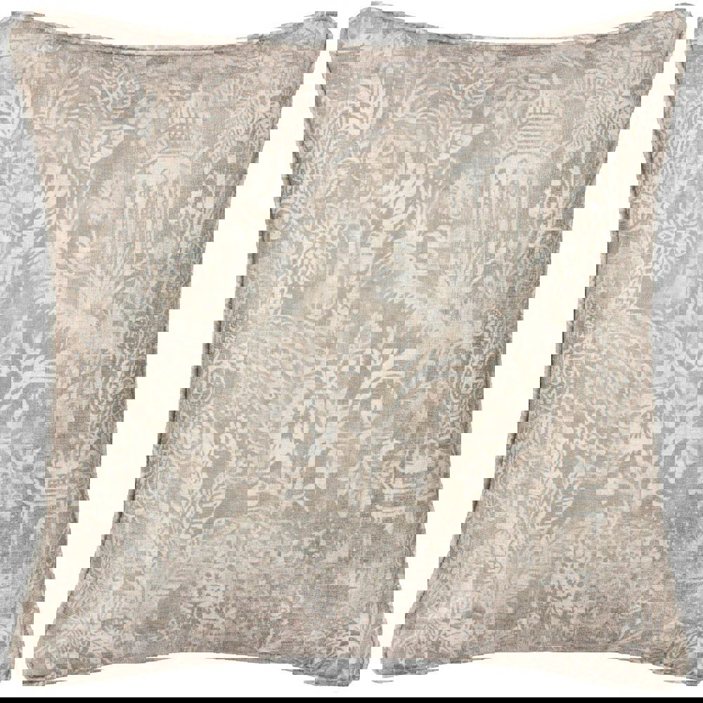 Wylder Chenille Bengal Tiger Cushion Cover - Linen