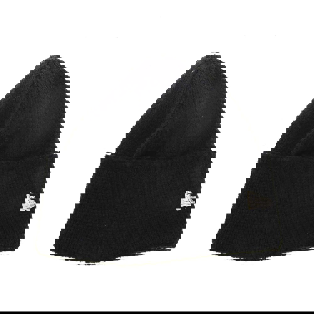 New Era Wide Cuff Beanie - Black