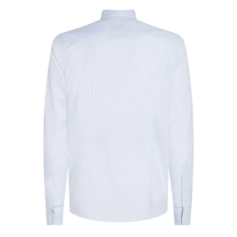 Tommy Hilfiger Mens Micro Foulard Flexible Shirt - Blue